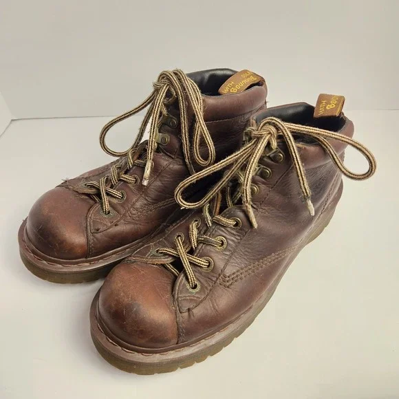 Dr Martens Vintage Air Wair Sole Men's Brown Leather Boots Size 11